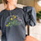 Wildflower T-shirt, Floral Sweatshirt, Vintage Floral Tee, Flower Fall Sweatshirt, Womens Sweatshirt, Ladies Top, Best Friend Gift - 2.jpg