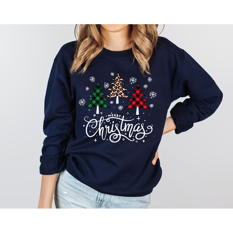 Womens Christmas Sweatshirt, Christmas Sweater, Christmas Crewneck, Christmas Tree Sweatshirt, Holiday Sweaters for Women, Winter Sweatshirt - 3.jpg