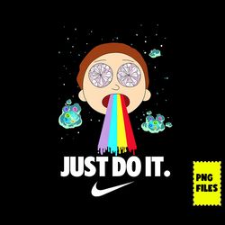 morty nike png, morty swoosh png, nike logo png, just do it png, cartoon png, rick and morty png digital file