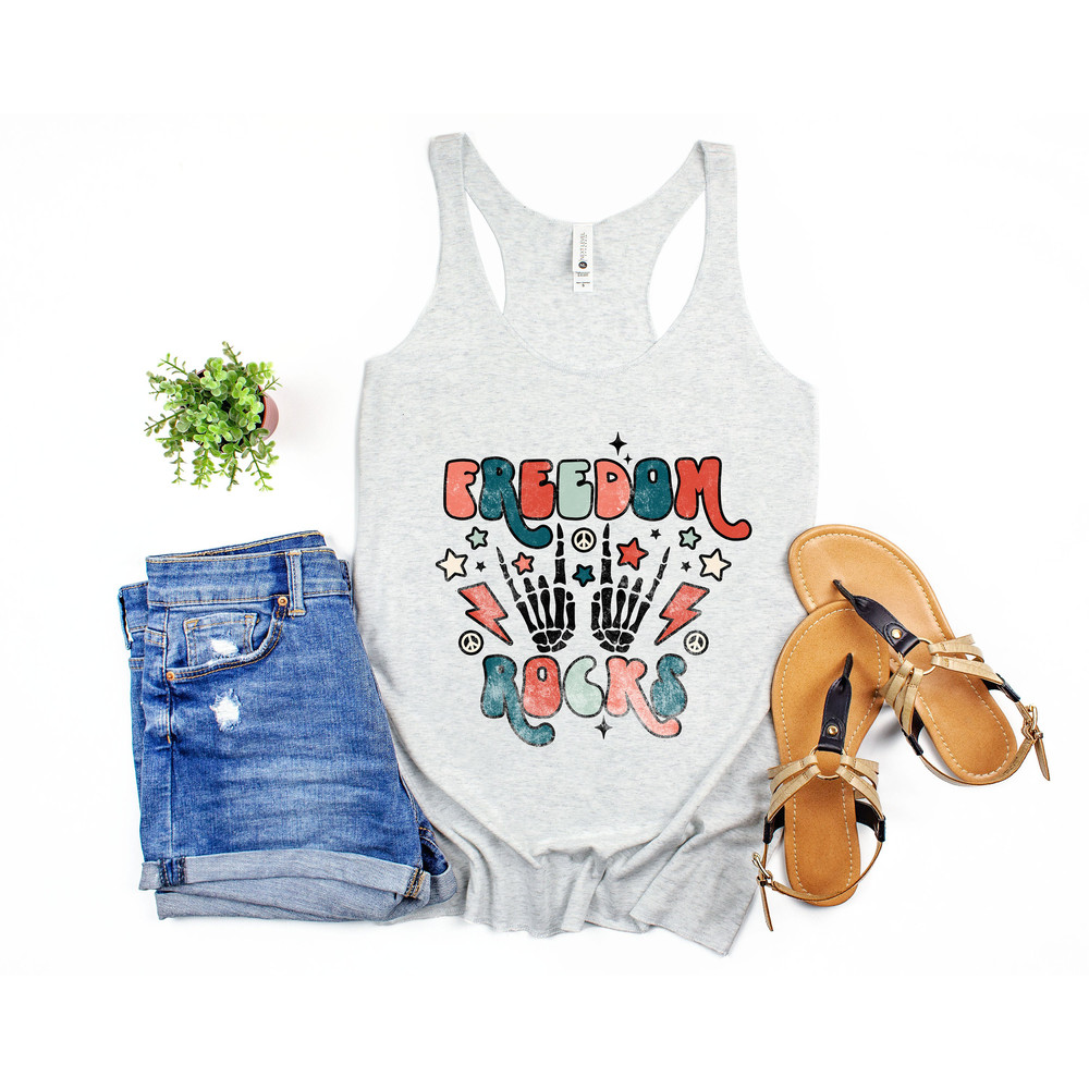 4th of July Freedom Rocks Shirt,Freedom Shirt,Fourth Of July Shirt,Patriotic Shirt,Independence Day Shirts,Patriotic Family Shirts - 2.jpg