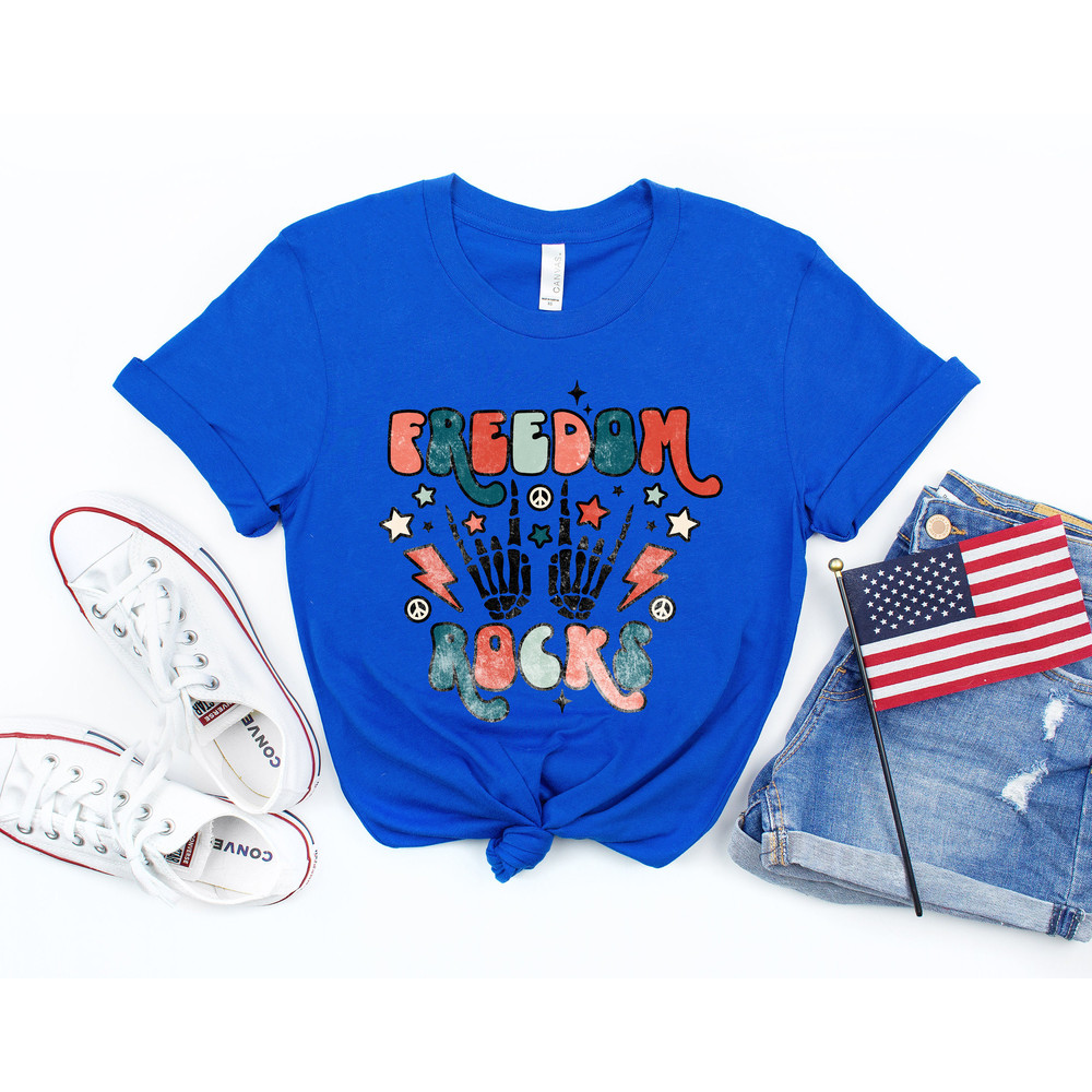 4th of July Freedom Rocks Shirt,Freedom Shirt,Fourth Of July Shirt,Patriotic Shirt,Independence Day Shirts,Patriotic Family Shirts - 3.jpg