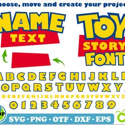 toy story font svg cricut, toy story font ttf, toy story font png, toy story toy story birthday svg, toy story svg