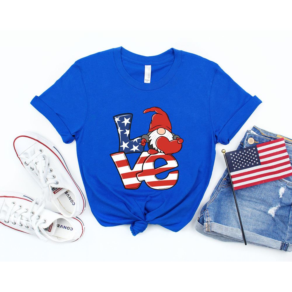 4th of July Love Gnome Shirt,Freedom Shirt,Fourth Of July Shirt,Patriotic Shirt,Independence Day Shirts,Patriotic Family Shirts,Memorial Day - 2.jpg