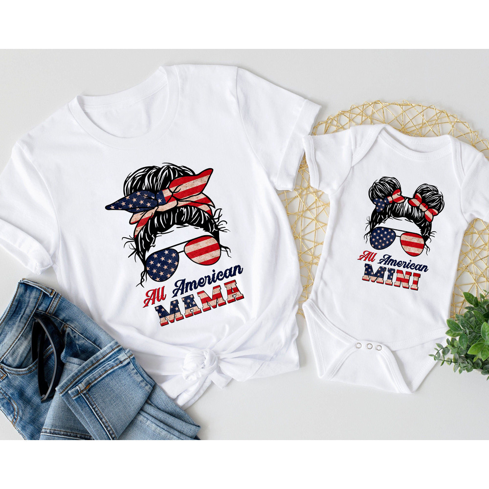 4th of July,All American Mama Mini Shirt,Freedom Shirt,Fourth Of July Shirt,Patriotic Shirt,Independence Day Shirts,Patriotic Family Shirts - 2.jpg