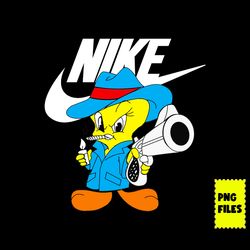 tweety nike png, tweety swoosh png, nike logo png, duck png, cartoon png, tweety png digital file