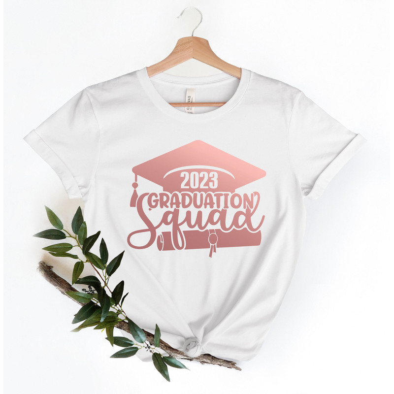 2023 Graduate Squad Shirt, Graduate Shirts 2023, Class of 2023 Shirt,Graduation Shirt for Woman, Graduate Party Shirt, Graduation Gift - 2.jpg