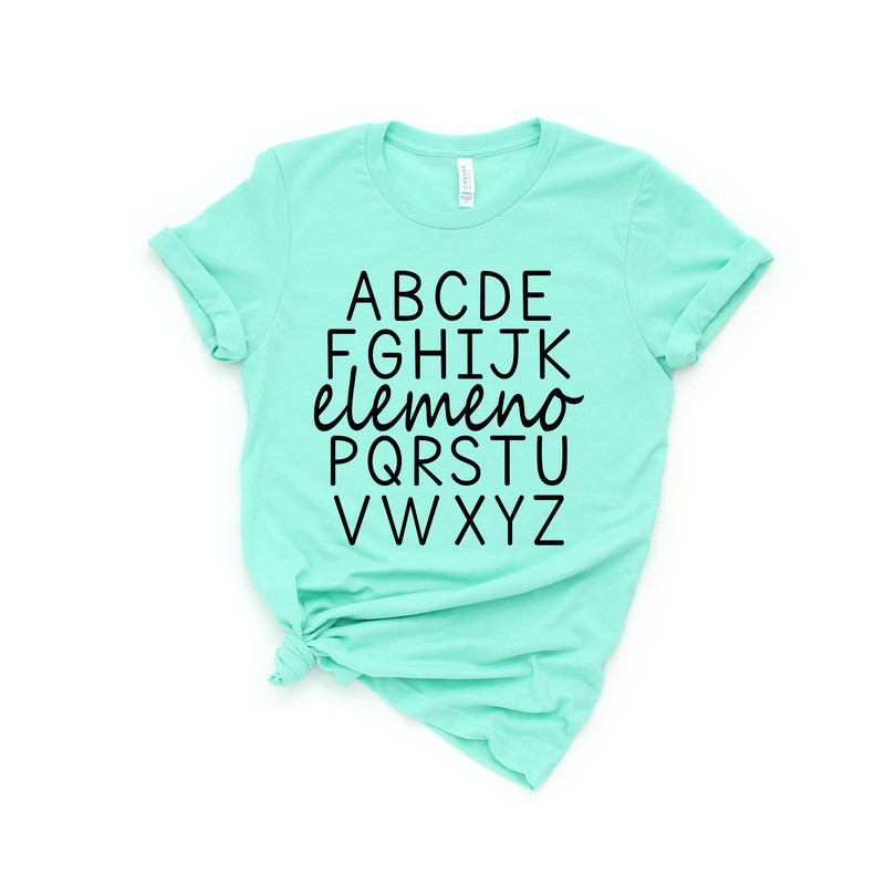 Alphabet Elemeno Shirt,Happy First Day of School Shirt,Teacher Gift,Gift for Teachers,Teacher Appreciation,Back to School Shirt,school shirt - 1.jpg