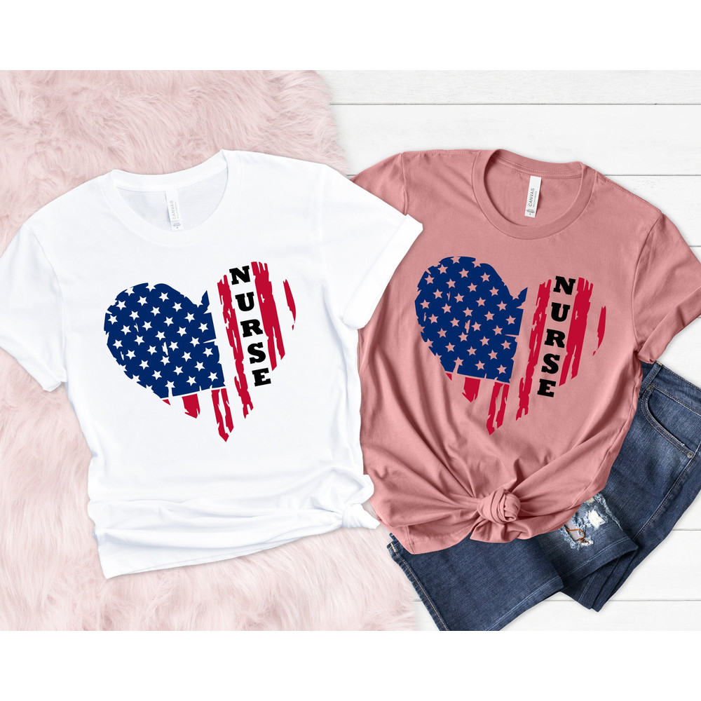 American Medical Montage Shirt, Nurses Superhero,Nurse Week,Quarantine Shirt,Shirt For Woman,Funny Nursing Shirt,Nursing School Tee,Flag - 1.jpg