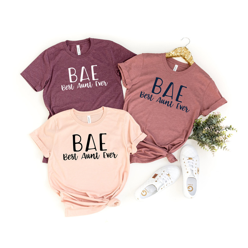 BAE Best Aunt Ever Shirt, Aunt Shirt, New Aunt, Christmas Gift for Aunt, Auntie, Aunt To Be Shirt, Favorite Aunt, Like a Mom Only Cooler - 1.jpg