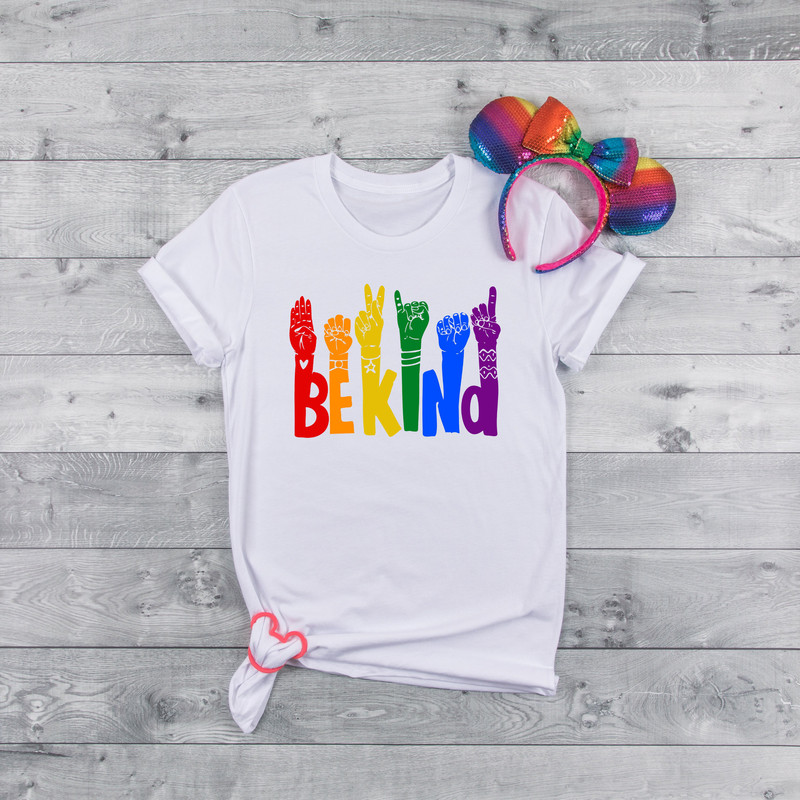 Be Kind Sign Language Shirt, Be Kind Rainbow Shirt, Kindness Shirt, Be Kind Hands, Kind Shirt, Anti-Racism Shirt,Pride Month Shirt,Rainbow - 3.jpg