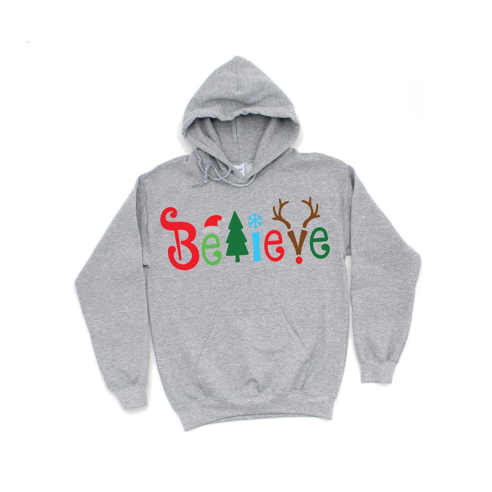 Believe Christmas Hoodie, Christmas Hoodie, Christmas Family Hoodie,Believe,Christmas Gift, Holiday GiftChristmas Hoodie ,Matching hoodie - 2.jpg