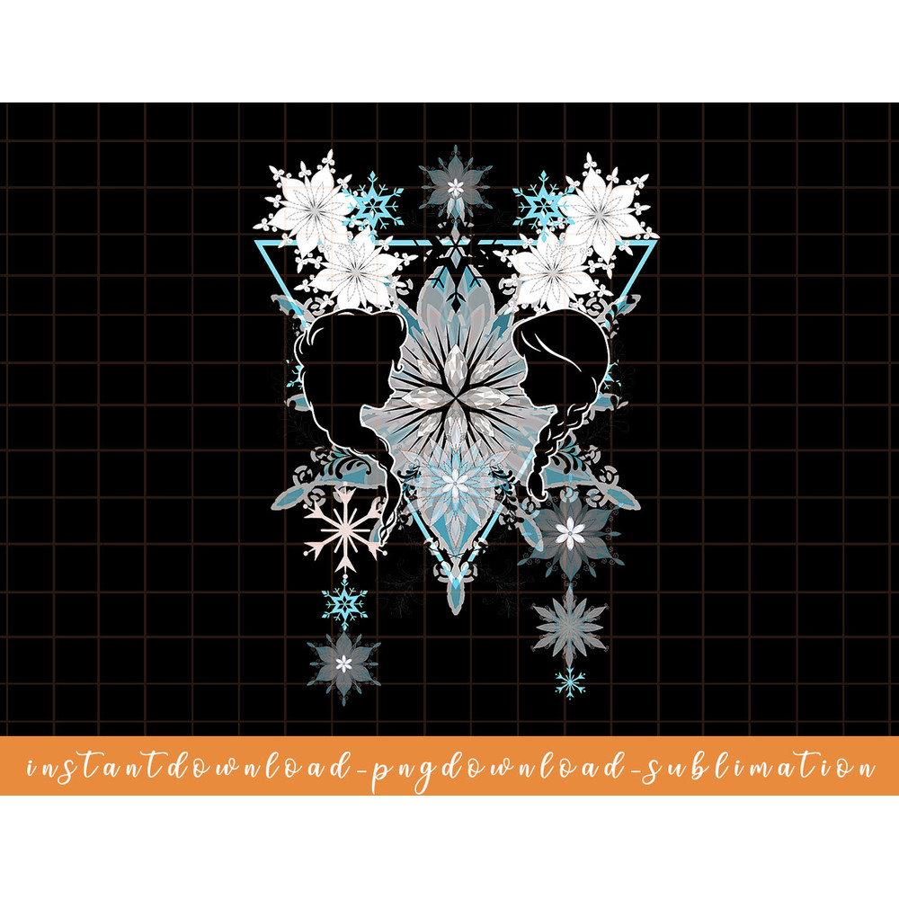 Disney Frozen Elsa Anna Snowflake Boho Graphic T-Shirt png, sublimate, digital download.jpg
