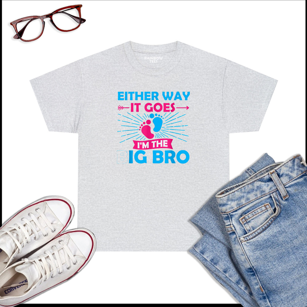 Either-Way-It-Goes-I_m-The-Big-Bro-Gender-Reveal-Party-Baby-T-Shirt-Ash.jpg