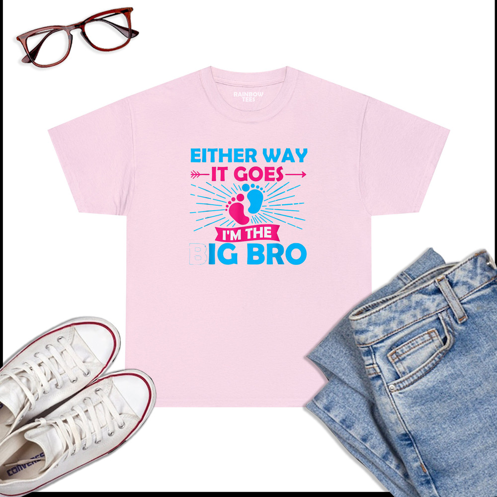 Either-Way-It-Goes-I_m-The-Big-Bro-Gender-Reveal-Party-Baby-T-Shirt-Pink.jpg
