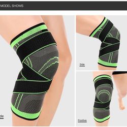 Sports Fitness Knee Pads Support Bandage Braces Elastic Nylon Sport Compression Sleeve