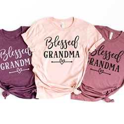 blessed grandma shirt,blessed nana shirt, mom life shirt, mother t-shirt, blessed gigi shirt,cute mom gift, mothers day