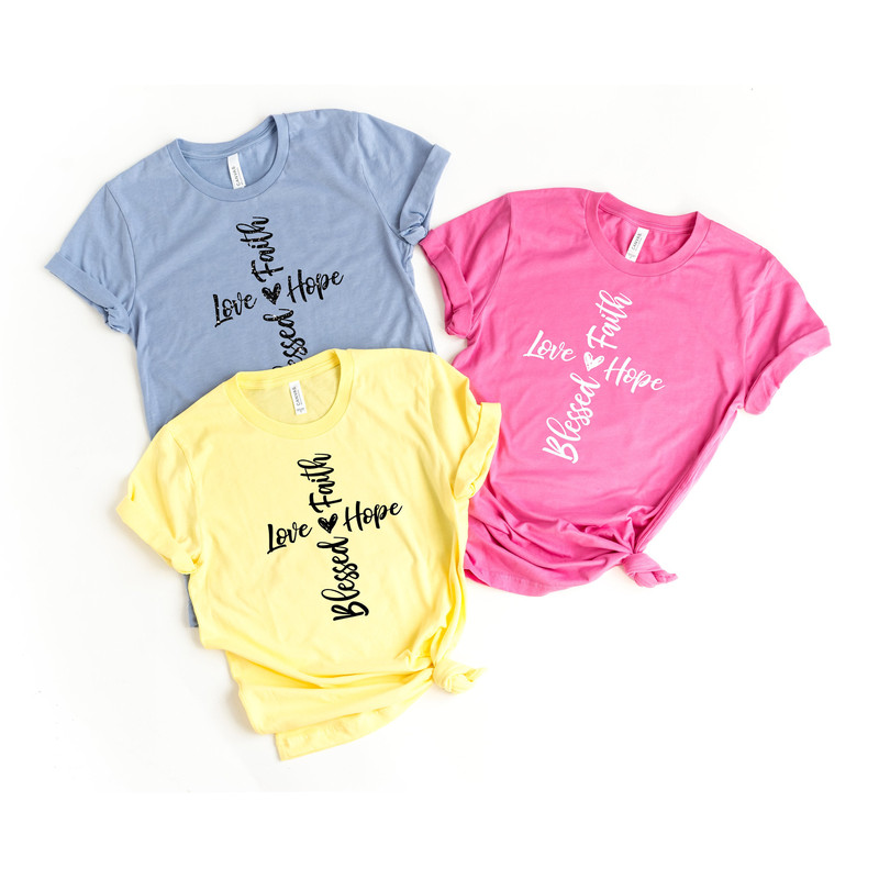 Blessed Shirt,Christian Shirt,Christian Quote Shirt,Faith Cross Shirt Shirt,Hope Shirt,Christian Shirt,Religious Shirt,Jesus Cross Shirt - 2.jpg