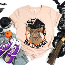 boo ghost cow halloween shirt, moo i mean boo shirt, funny cow shirt, funny halloween gifts, halloween shirt, halloween