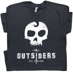 the outsiders t shirt cool book tee shirt stay gold ponyboy vintage 80s literary tshirt gift for mens womens unique t sh