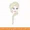 Disney Frozen Elsa Big Face Smirk png, sublimate, digital download.jpg
