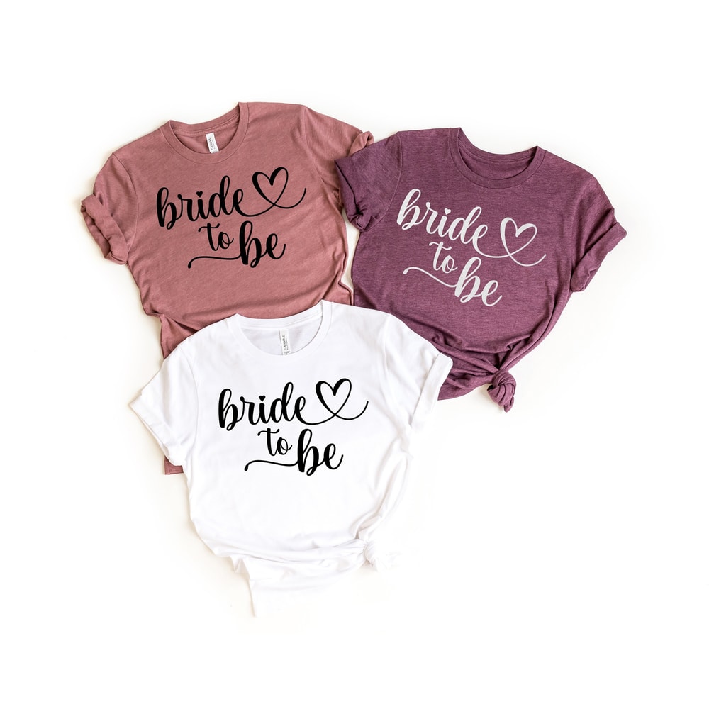 Bride Shirt, Bride to Be, Engagement Shirt, Honeymoon Shirt, Bridal Gift, Wedding Tee, Bridal Shower Gift, Bride Tshirt, Future Mrs - 1.jpg