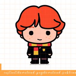 harry potter ron weasley cute cartoon portrait png, sublimate, digital download