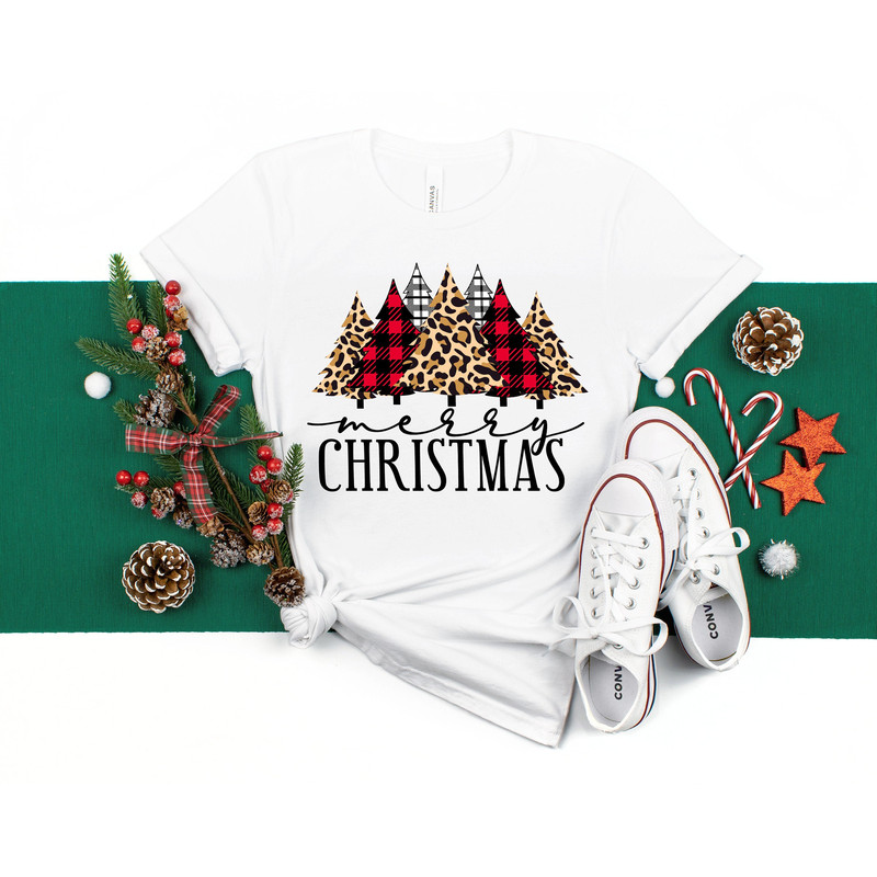 Buffalo Plaid Christmas T-shirt,Merry Christmas Shirt,Christmas T-shirt, Christmas Family Shirt,Christmas Gift, Holiday GiftMatching Shirt - 1.jpg