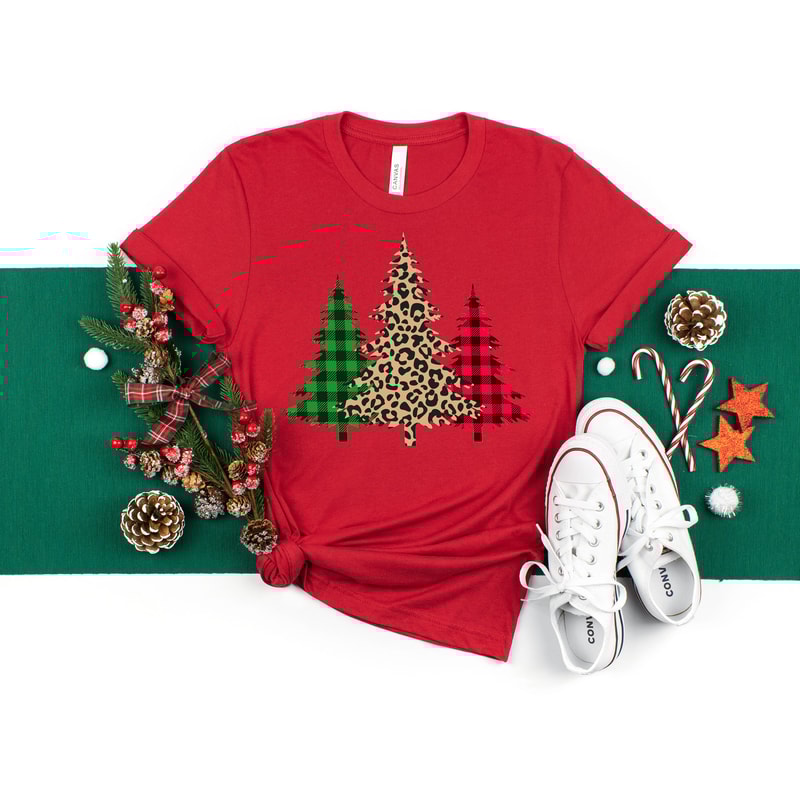 Buffalo Plaid Christmas T-shirt,Merry Christmas Shirt,Christmas T-shirt, Christmas Family Shirt,Christmas Gift, Holiday GiftMatching Shirt - 2.jpg