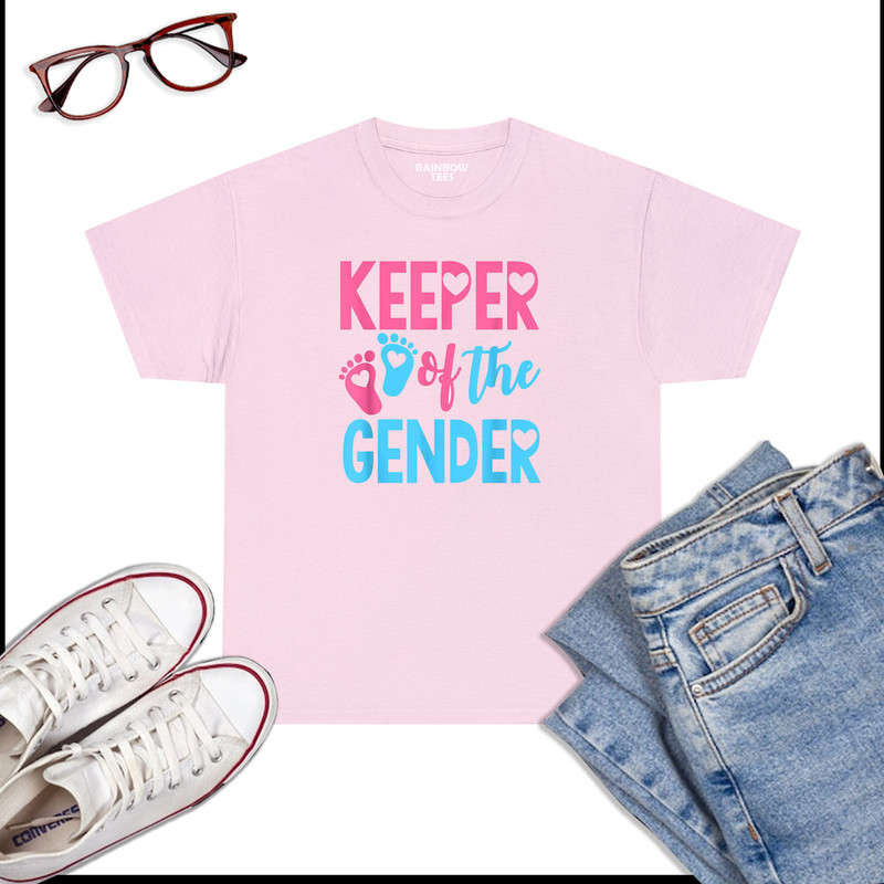 Gender-Reveal-Keeper-Of-The-Gender-T-Shirt,-Gender-Reveal-T-Shirt-Pink.jpg