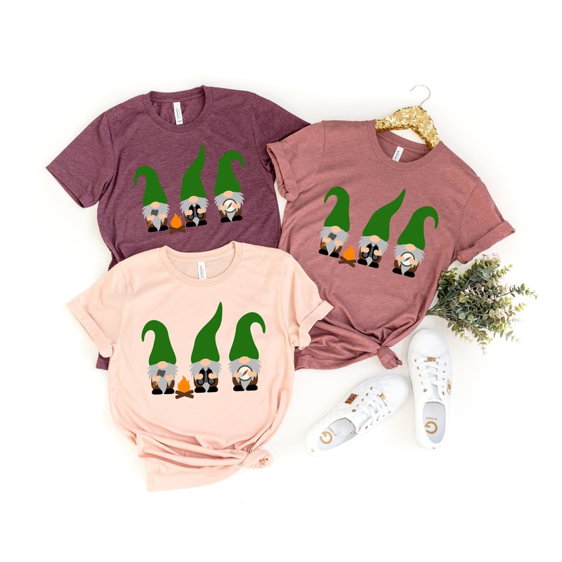 Camping Gnomes Shirt,Camping Shirt,Funny Camping Shirt,Camping Gift,Camper Shirt,Camp Squad T shirt,Matching Friends Camping Shirt,Road Trip - 1.jpg