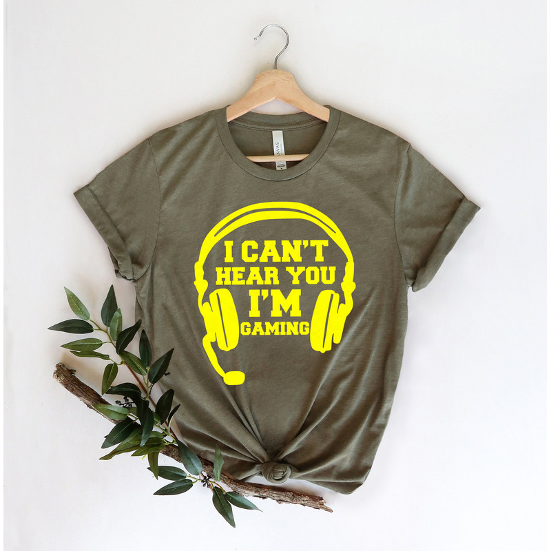 Can't Hear You I'm Gaming Shirt, Gamer shirt, video game shirt, game Headset shirt, gamer shirt shirt, Funny Gaming shirt, Game Player shirt - 3.jpg