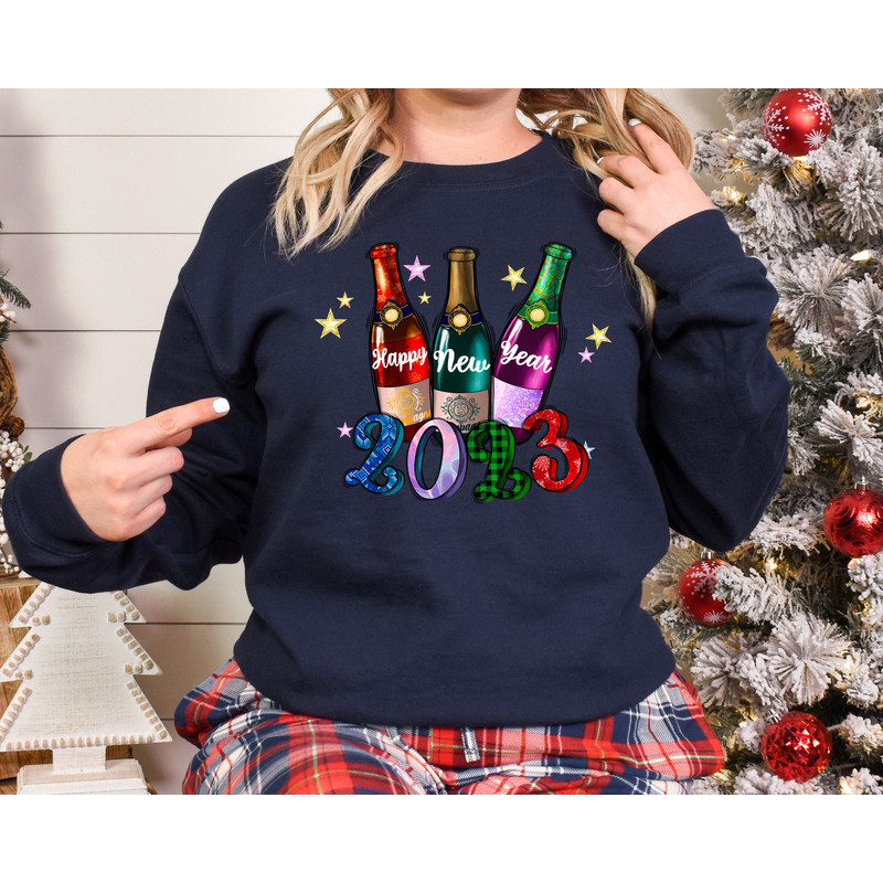 Cheers To The New Year Shirt,2023 Happy New Year Sweatshirt,Happy New Year Shirt, New Years Shirt, 2023 Christmas, Happy New Year Shirt - 2.jpg