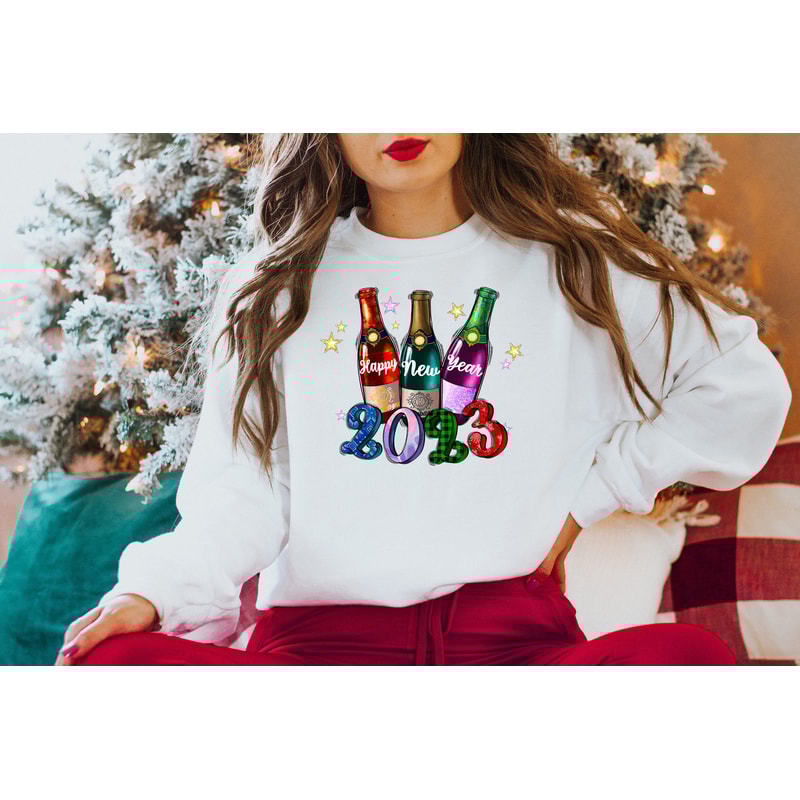 Cheers To The New Year Shirt,2023 Happy New Year Sweatshirt,Happy New Year Shirt, New Years Shirt, 2023 Christmas, Happy New Year Shirt - 3.jpg