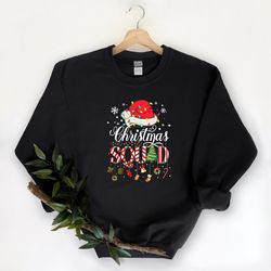 christmas family squad sweatshirt,christmas family shirt,christmas gift,holiday gift,leopard shirt,christmas family matc