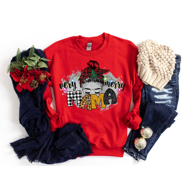 Christmas Merry Mama Shirt,Merry Christmas Mom Shirt,Christmas Mom Gift Shirt,Christmas Matching Family Shirt,Christmas Mother Shirt - 4.jpg