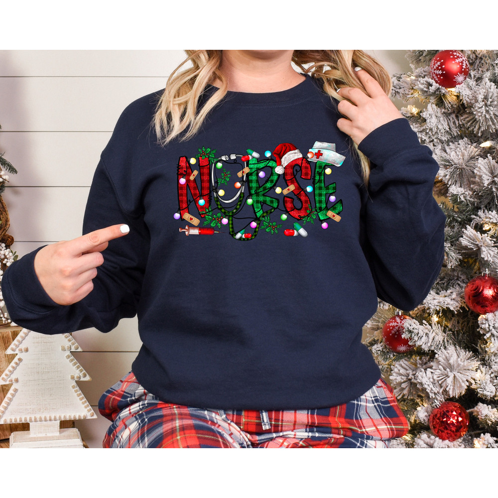 Christmas Nursing Sweatshirt, Nursing School T Shirt,Nurse Christmas shirt, Christmas Shirt, 2022 Christmas,Nurse Shirt,Nurse Gift for Woman - 3.jpg