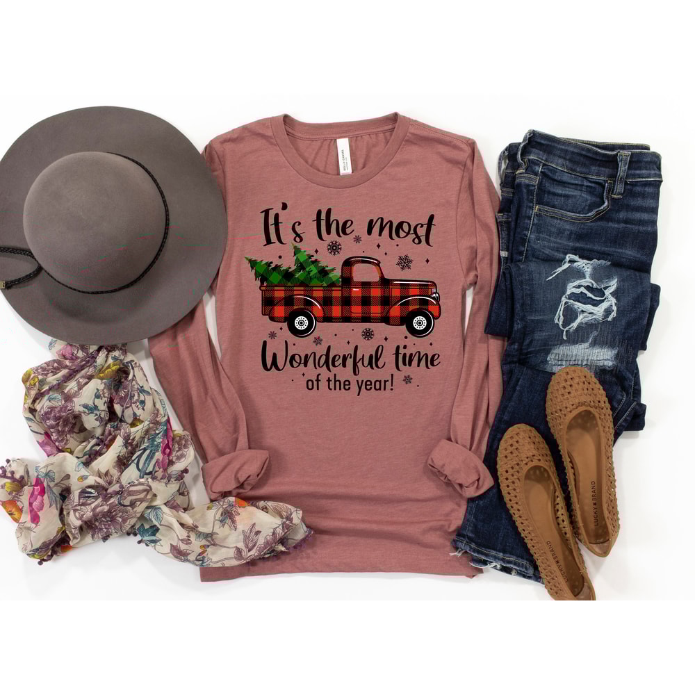 Christmas Shirt,It is the Most Wonderful Time Of The Year,Merry Christmas,Matching Family ,Family Matching Shirt,Buffalo Plaid Shirt - 3.jpg