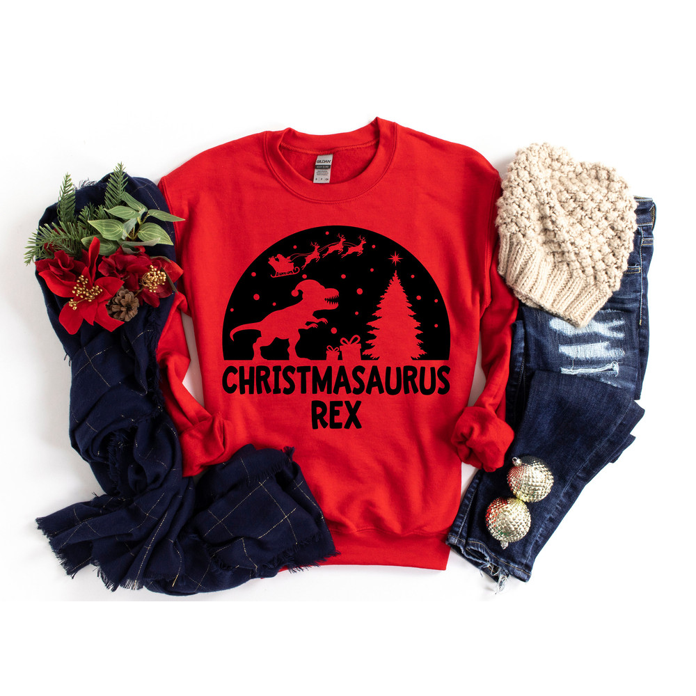 Christmas T-Rex Shirt,Christmasaurus Rex Shirt,Funny Christmas Shirt,Christmasaurus Shirt,Cute Christmas Tee,Christmas Gift for Kids - 3.jpg