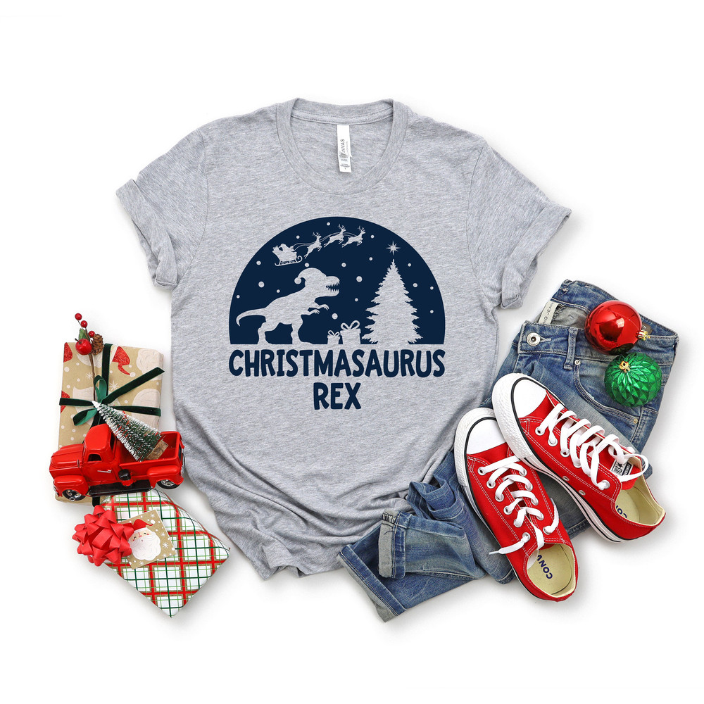 Christmas T-Rex Shirt,Christmasaurus Rex Shirt,Funny Christmas Shirt,Christmasaurus Shirt,Cute Christmas Tee,Christmas Gift for Kids - 4.jpg