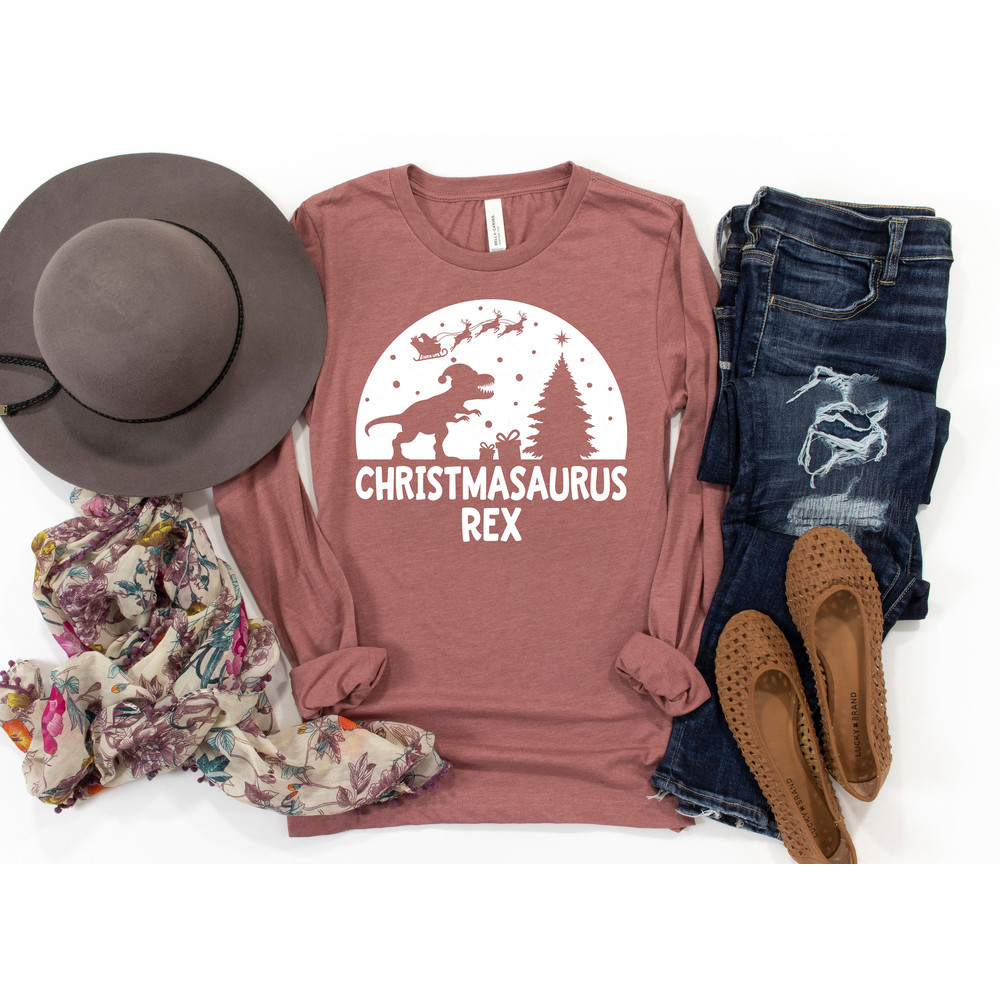 Christmas T-Rex Shirt,Christmasaurus Rex Shirt,Funny Christmas Shirt,Christmasaurus Shirt,Cute Christmas Tee,Christmas Gift for Kids - 5.jpg