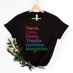 cinco de mayo tacos margaritas shirt,colorful cinco shirt,fiesta squad shirt,fiesta party shirt,margaritas shirt,tacos s