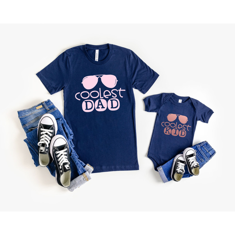 Coolest Dad Shirt,Coolest Kid Shirt,Dad and Son matching Shirt,New Dad Shirt,Dad Shirt,Daddy Shirt,Father's Day Shirt,Gift for Dad - 2.jpg