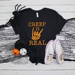 creep it real shirt, halloween shirts, halloween 2020 shirt, creepy shirt, halloween outfits, halloween funny shirt, fam