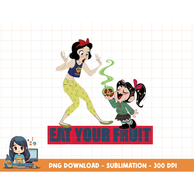 Disney Wreck It Ralph 2 Comfy Princess Snow White T-Shirt png, sublimation, digital print.jpg