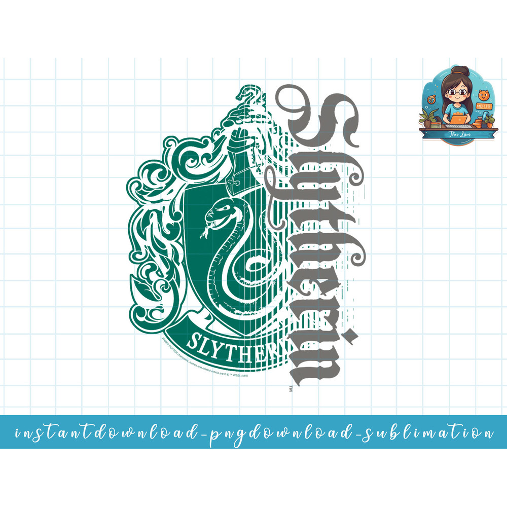 Harry Potter Slytherin Dark Badge Logo png, sublimate, digital download.jpg