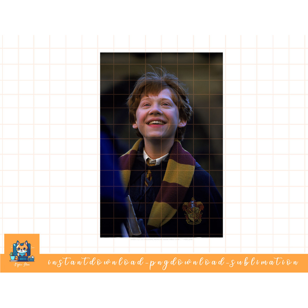Harry Potter Ron Weasley Smiling Portrait png, sublimate, digital download.jpg