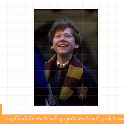 harry potter ron weasley smiling portrait png, sublimate, digital download