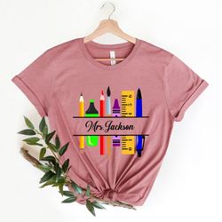 customized name teacher shirt,personalized teacher shirt,custom teacher shirt,gift for teachers,kindergarten teacher,tea