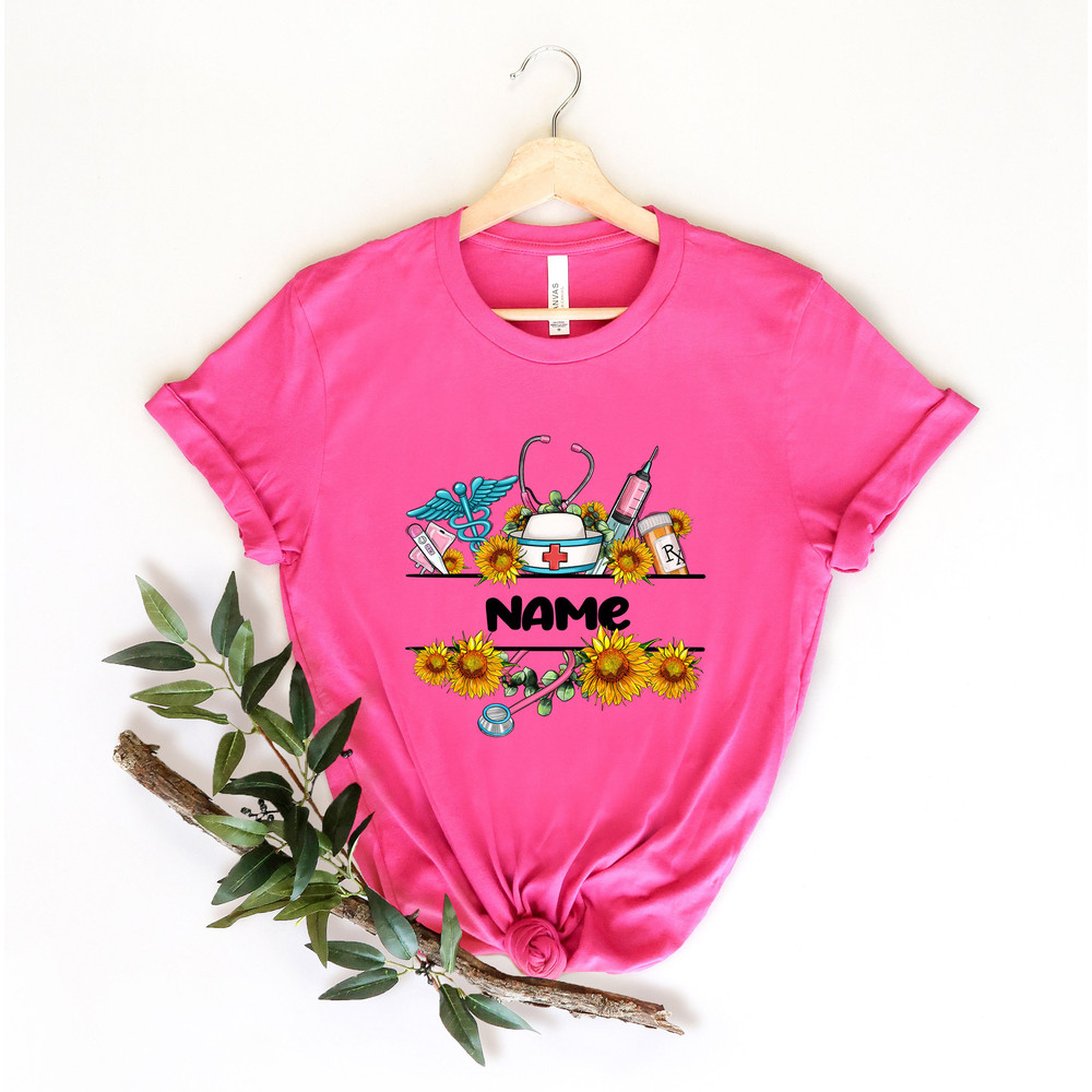 custom nurse shirt, shirt for nurse, nurse shirt, nurse name shirt, nurse shirt with name, custom name shirt, gift for nurse, nurse gift - 3.jpg