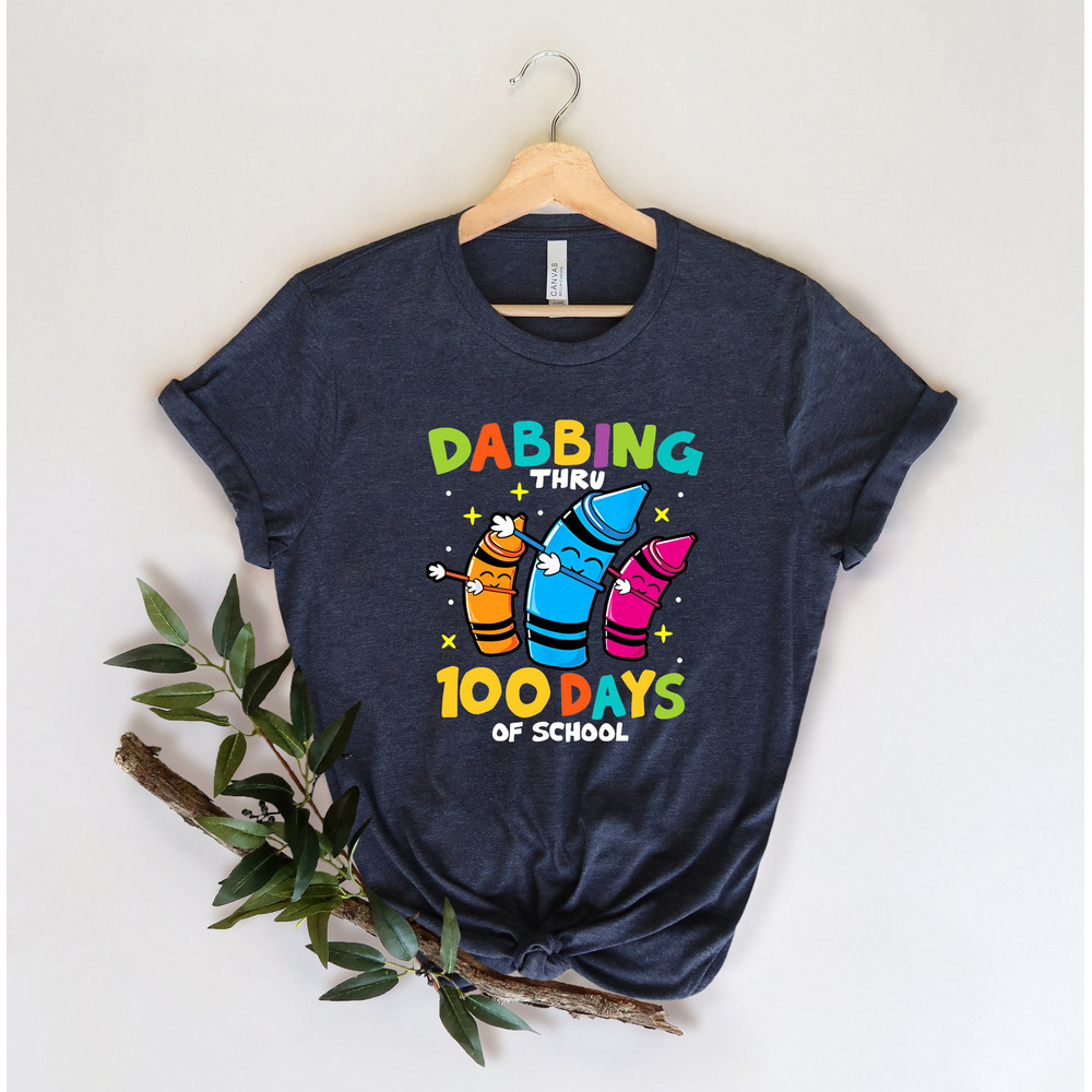Dabbing thru 100 days of school shirt,100 Days Brighter Shirt,Teacher Shirt,100th Day Of School,Back To School Shirt,Teacher Appreciation - 2.jpg